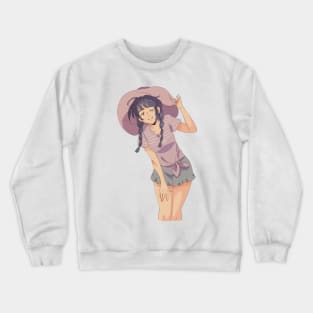 Beautiful Girl Art Crewneck Sweatshirt